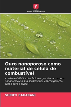 Paperback Ouro nanoporoso como material de célula de combustível [Portuguese] Book