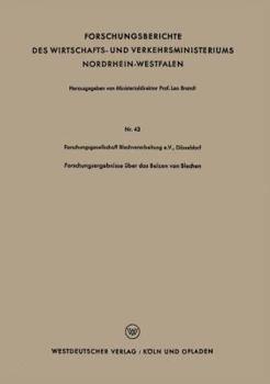 Paperback Forschungsergebnisse Über Das Beizen Von Blechen [German] Book