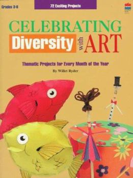 Paperback Celebrating Diversity with Art Book