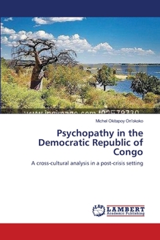 Paperback Psychopathy in the Democratic Republic of Congo Book