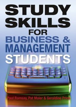 Paperback Study Skills for Business and Management Students Book