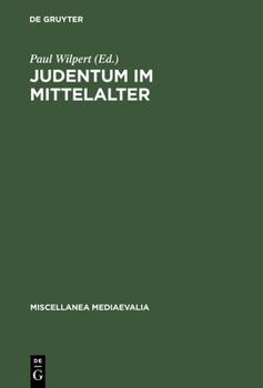 Hardcover Judentum im Mittelalter [German] Book