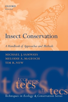 Paperback Insect Conservation: A Handbook of Approaches and Methods Book