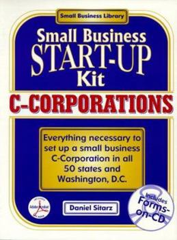 Paperback C-Corporations: Small Business Start-Up Kit (The Small Business Library) Book
