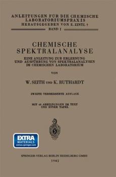 Paperback Chemische Spektralanalyse: Eine Anleitung Zur Erlernung Und Ausführung Von Spektralanalysen Im Chemischen Laboratorium [German] Book