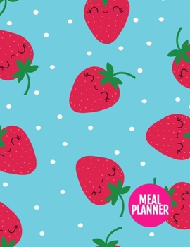 Meal Planner: Pretty 52 Weeks Pages for Tracking and Planning your Meals, Grocery Shopping List, Food Planner Prep Book | Large 8.5 x 11 Inch | 110 Pages  - Design Element BT 098821