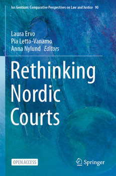 Paperback Rethinking Nordic Courts Book