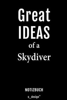 Notizbuch für Skydiver: Originelle Geschenk-Idee [120 Seiten liniertes blanko Papier] (German Edition)