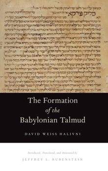 Hardcover Formation of the Babylonian Talmud Book