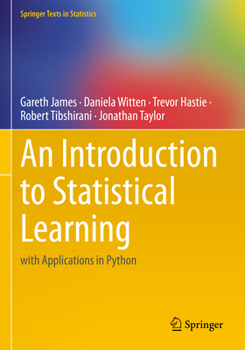 Paperback An Introduction to Statistical Learning: With Applications in Python Book