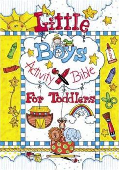 Hardcover Little Boys Activity Bible for Toddlers Book