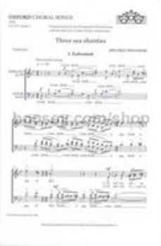 Sheet music Three Sea Shanties: Vocal Score Book
