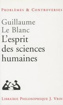 Paperback L'Esprit Des Sciences Humaines [French] Book