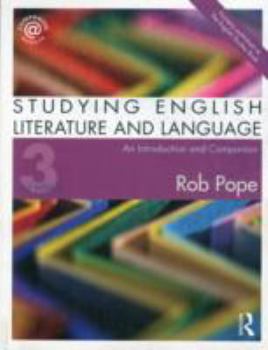 Paperback Studying English Literature and Language: An Introduction and Companion Book