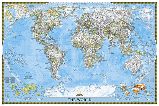 World Classic [Laminated] (National Geographic: Reference Map) (Reference - World)