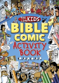 Paperback The Lion Kids Bible Comic Activity Book