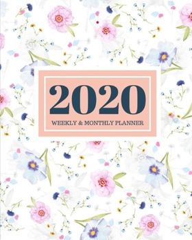 Paperback 2020 - 2021 Planner Weekly and Monthly: Jan 1 2020 to Dec 31 2020, Agenda Schedule Organizer Notebook and Journal Book