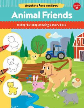 Library Binding Animal Friends: A Step-By-Step Drawing & Story Book
