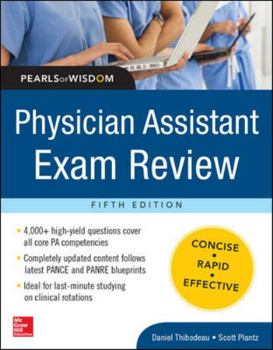 Paperback Physician Assistant Exam Review, Pearls of Wisdom Book