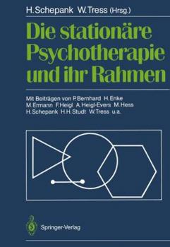 Paperback Die Stationäre Psychotherapie Und Ihr Rahmen [German] Book