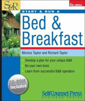Paperback Start & Run a Bed & Breakfast [With CDROM] Book
