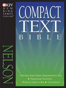 Paperback The Holy Bible: New King James Version, Black, Compact Text Book