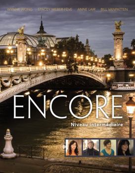 Paperback Encore Intermediate French, Student Text: Niveau Intermediaire Book