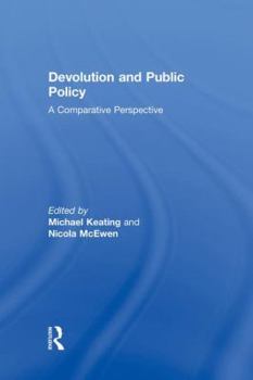 Paperback Devolution and Public Policy Book