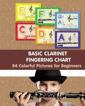 Basic Clarinet Fingering Chart: 84 Colorful Pictures for Beginners