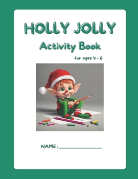 Paperback Holly Jolly Activity Book