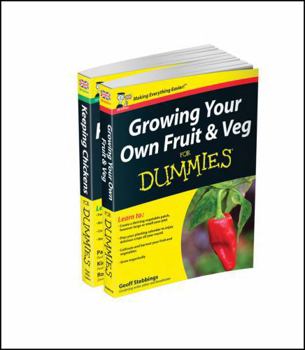 Paperback Self-sufficiency For Dummies Collection - Growing Your Own Fruit & Veg For Dummies/Keeping Chickens For Dummies UK Edition Book
