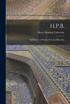 Paperback H.P.B.: In Memory of Helena Petrovna Blavatsky Book