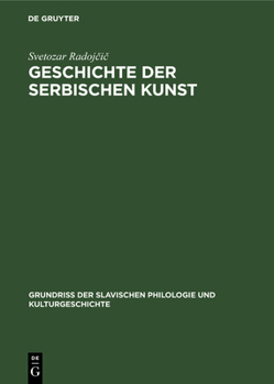 Hardcover Geschichte der serbischen Kunst [German] Book