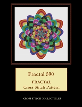 Paperback Fractal 590: Fractal cross stitch pattern [Large Print] Book