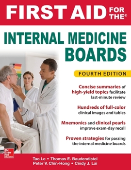 Paperback First Aid for the Internal Medicine Boards, Fourth Edition Book