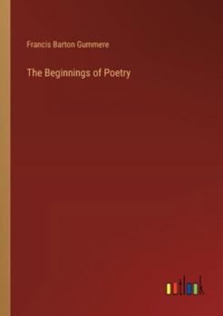 Paperback The Beginnings of Poetry Book