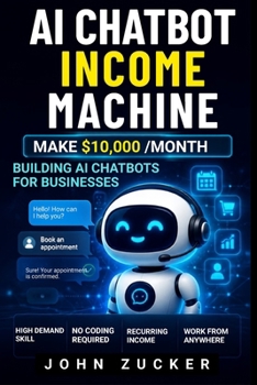 Paperback AI Chatbot Income Machine: Make $10,000/Month Building AI Chatbots for Businesses Book