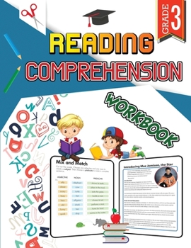 Paperback Reading Comprehension Workbook - Grade 3: Activity Book for Classroom and Home, Boost Grammar and Reading Comprehension Skills Book