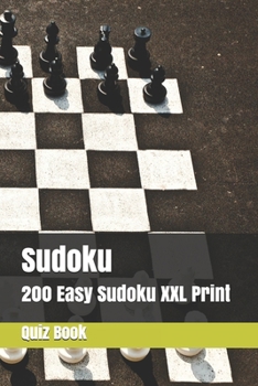 Paperback Sudoku: 200 Easy Sudoku XXL print, one Page one Sudoku, for children and beginners. Enjoy traveling in car Book