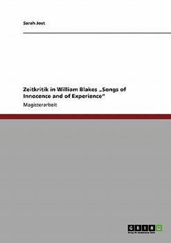 Paperback Zeitkritik in William Blakes "Songs of Innocence and of Experience" [German] Book