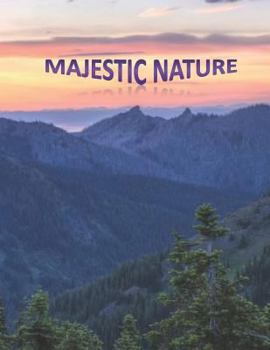 Paperback Majestic Nature: Notebook with Mountain Cover Book