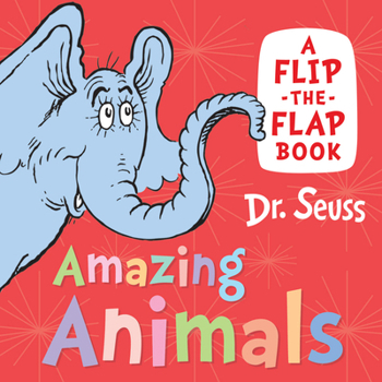 Paperback Amazin Animals Brd: A Flip-The-Flap Book