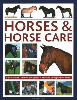 Hardcover Horses & Horse Care: A Directory of 80 Breeds and Practical Advice on Caring for Your Horse Book