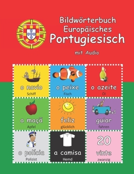 Paperback Bildwörterbuch Europäisches Portugiesisch: mit Audio [German] Book