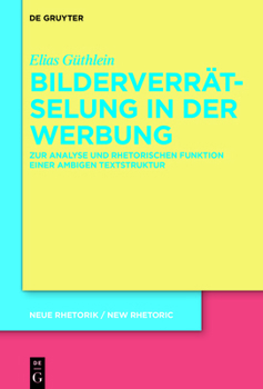 Hardcover Bilderverrätselung in der Werbung [German] Book