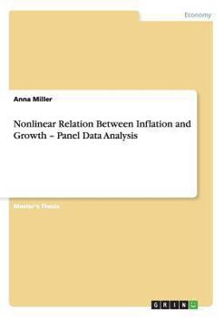 Paperback Nonlinear Relation Between Inflation and Growth - Panel Data Analysis Book