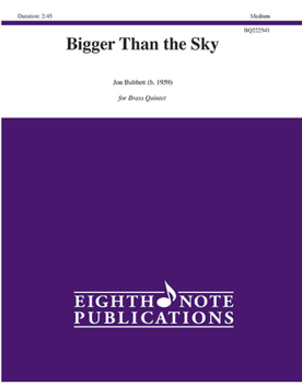 Paperback Bigger Than the Sky: Score & Parts Book