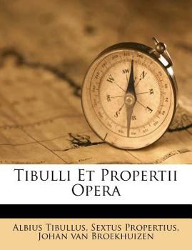 Paperback Tibulli Et Propertii Opera Book