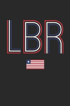 Vintage Liberia Notebook - Liberia Diary - Retro Liberian Flag Journal - Liberia Gifts: Medium College-Ruled Journey Diary, 110 page, Lined, 6x9 (15.2 x 22.9 cm)