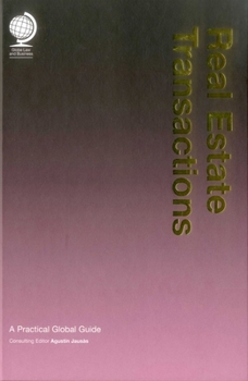 Hardcover Real Estate Transactions: A Practical Global Guide Book